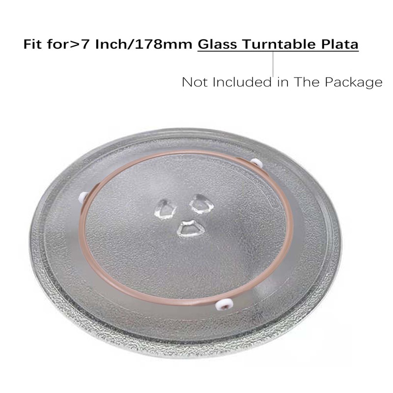 2 Pack 7 Inch Microwave Turntable Ring Microwave Roller Ring,