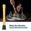 uxcell 8 Inch Stainless Steel Muddler for Cocktail Bar Drink