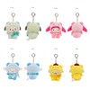 5Pcs Anime Figure Plush Toy Keychain Set Cute Stuffed Animal
