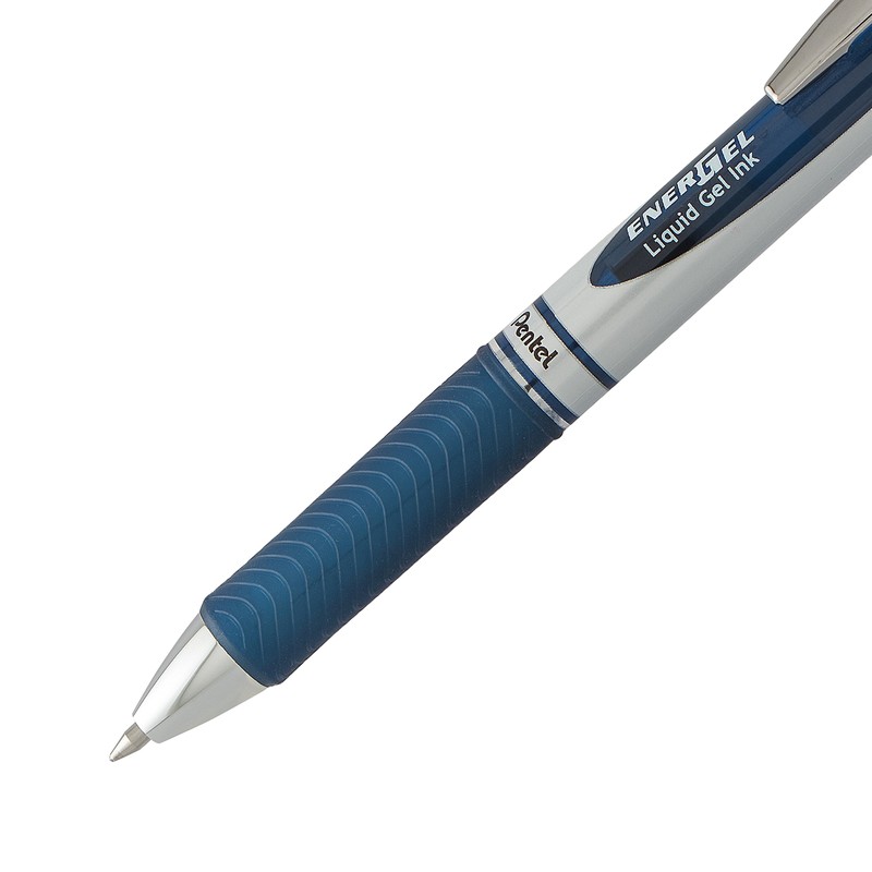 Pentel EnerGel RTX Retractable Liquid Gel Pen, (0.7mm) Metal Tip,