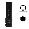 JEUCLEL 19mm Hex Impact Bit Socket, H19 1/2-Inch Impact Drive