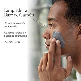 Lumin Limpiador Facial de Carbón para hombres - Men's Charcoal Facial Cleanser para limpiar la cara profundamente | ayuda a remover impurezas en los l