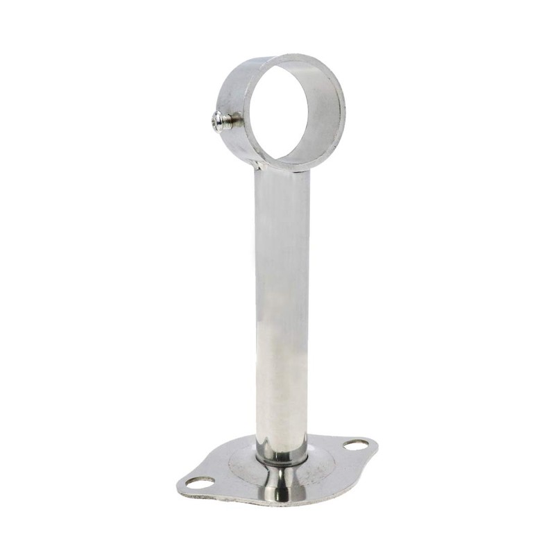 Rannb Ceiling-Mount Bracket Wardrobe Pipe Bracket Rod Lever Support Holder