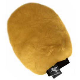 Engel Reitsport Lammfell Putzhandschuh zur Fellpflege PUHA1-CAM Camel Hellbraun