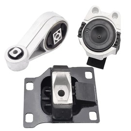 Engine Motor and Transmission Mount Kit Compatible with 2005 2006 2007 Focus 2.0L 2.3L OE A5312 5S4Z6038AA A2986 5S4Z7M121A 8S4Z7M121A A2939 9T1Z6068B Set of 3