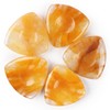 Artistone Citrine Crystal Thumb Worry Stone for Anxiety Healing Crystal