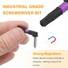 sourcing map 2pcs TT10 Torx Screwdriver Bit 1/4" Hex Shank