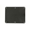Leviton 2-Gang, Blank, Coverplate, 3265-E, Black
