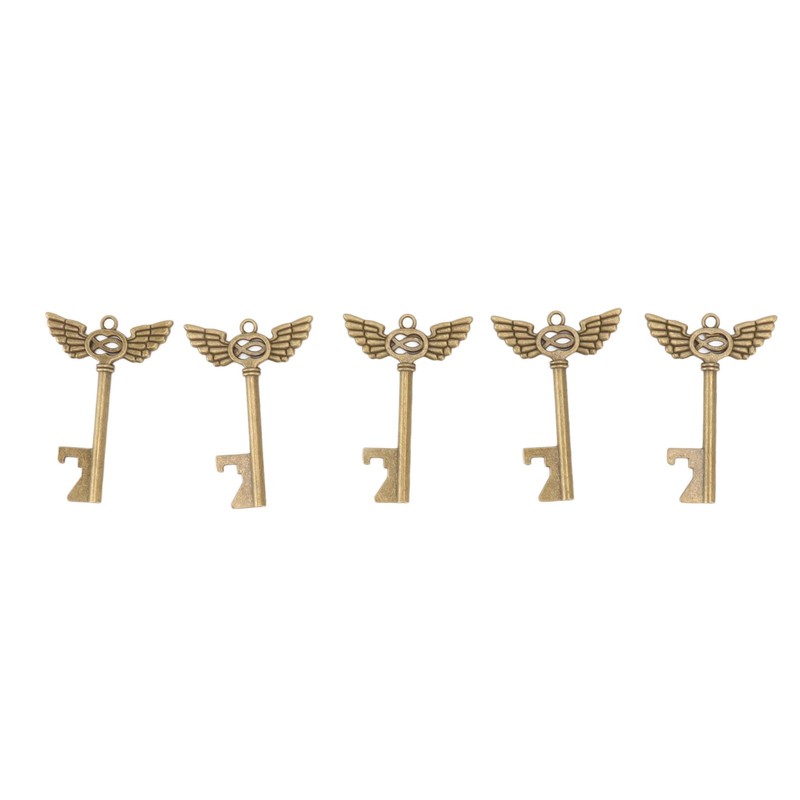 Key Bottle Opener Vintage DIY Exquisite Elegant Angel Wing Key