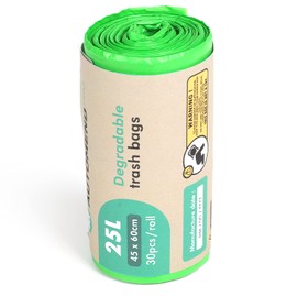 AUTOMEND PRO Garbage Bag for Car - Disposable Trash Bag for Cars | 25L Car Trash Bin | Roll of 30 Car Trash Bags | Durable Trash Bags for Cars | Hanging Car Trash Bag for Front and Back Seat