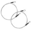 OMOTOOL Safety Cable Lock (2 Pack) 3mm Braided Stainless Steel