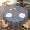 AooHome Faric Tablecloth, Spill-Proof Water Repellent Table Cover Geometric Design