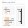 10 Pack Cabinet Handles with 3.75 Inch (96mm) Hole Center