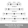 Thestoa Curtain Rods for Windows 48 to 84-92 inch, 5/8"