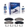 Detroit Axle - Front Ceramic Brake Pads with Hardware Set