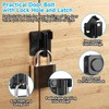 Door Bolt Stainless Steel Lockable Door Lock Small Bolt Lock