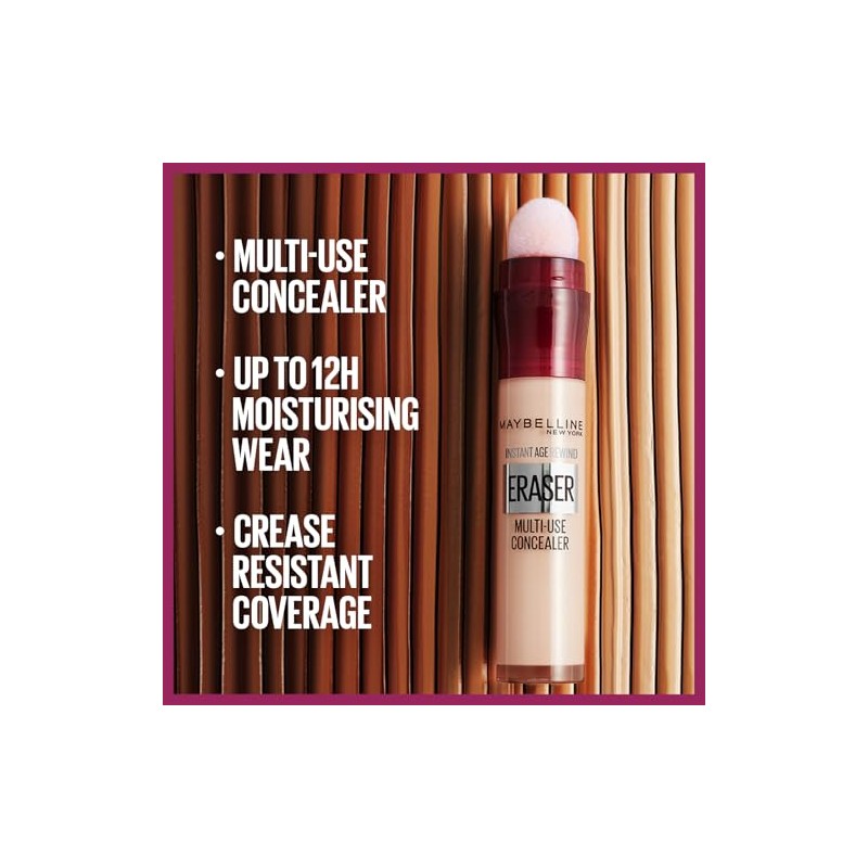 Maybelline Instant Anti-Age Eraser Eye Concealer for Face, Dark Circles,