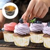 sourcing map 50 Pcs Single-Sided Aluminum Foil Cupcake Liners, Greaseproof