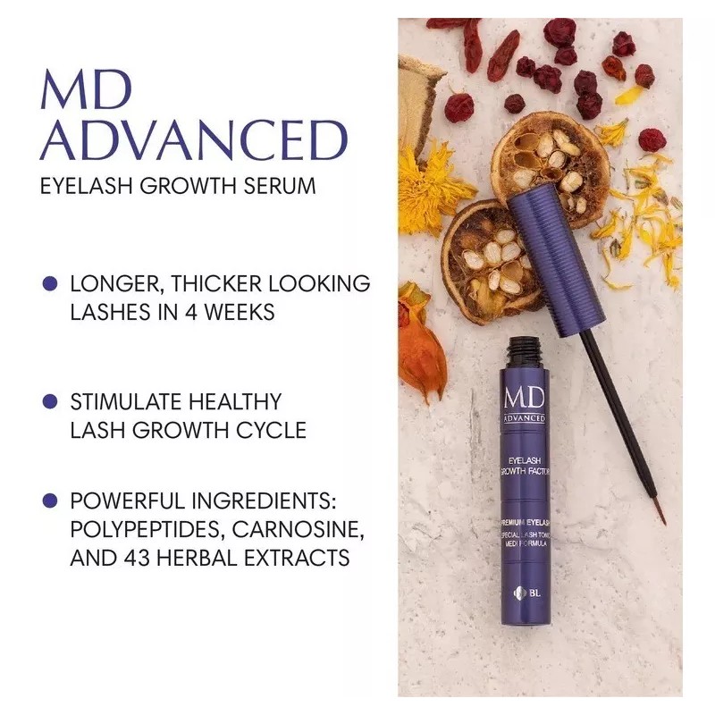 BL Lashes Suero De Crecimiento De Pestañas Avanzado Md Advanced