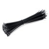 100 Pack of Cable Ties Black | CE Premium UL