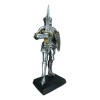Suit Of Armor Medieval Knight Guard With Broad Shield and