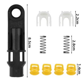 9pcs Transmission Shifter Linkage Cable Bushing Repair Kit, 14104 15276979 52855956AG Replacement Shift Cable Bushing Kit for Car Repair Accessories Parts