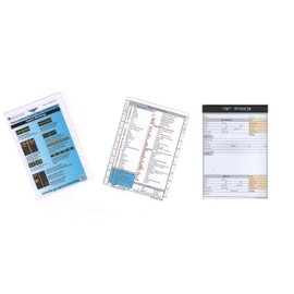 Airports marking cheat sheet, Dry Erasable VFR-IFR Flight Board & VFR - IFR Planning Pack Bundle