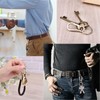 Hapeper Keychain Key Clips Metal Key Ring Key Chain Rings