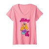 Womens Adley Merch Unicorn Design V-Neck T-Shirt