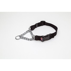 Chain Martingale w/ Quick Release - Small - Black - Dog/Pet Collar