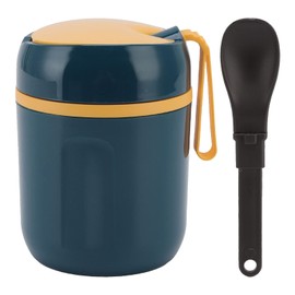 Double Insulated Food Jar, 480ml 304 Stainless Steel Hot Soup Container, Kids Hot Food Insulated Lunch Box for Office School Travel Camping(blue)