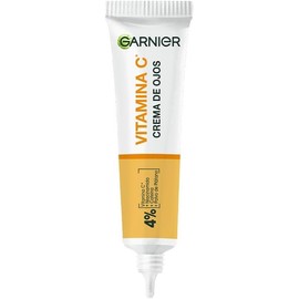 Garnier Express Aclara Crema de Ojos, Reduce Ojeras y Líneas Finas, Mejora la Tez, Ilumina la Piel y Minimiza Manchas, Fórmula con Vitamina C + Niacinamida + Cafeína, 15 ml