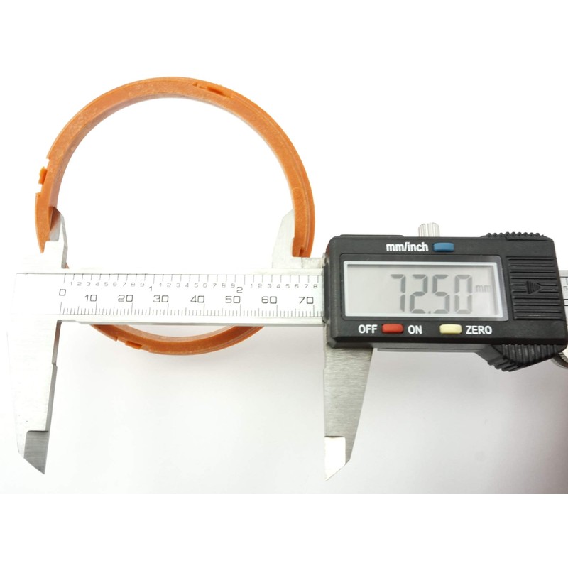 RONAL 4x Centring Rings 82.0-72.5/82 to 72.5 Blood Orange