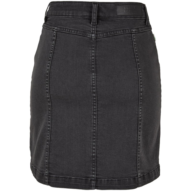 Urban Classics Women's Skirt, Black Washed