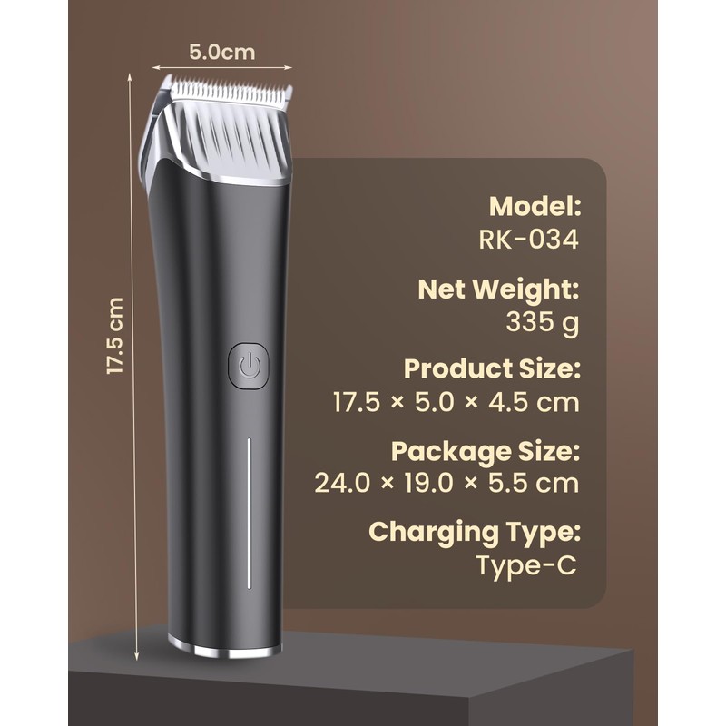 oneisall Horse Clippers,Low Noise Horse Trimmer Shaver Kit for Matted