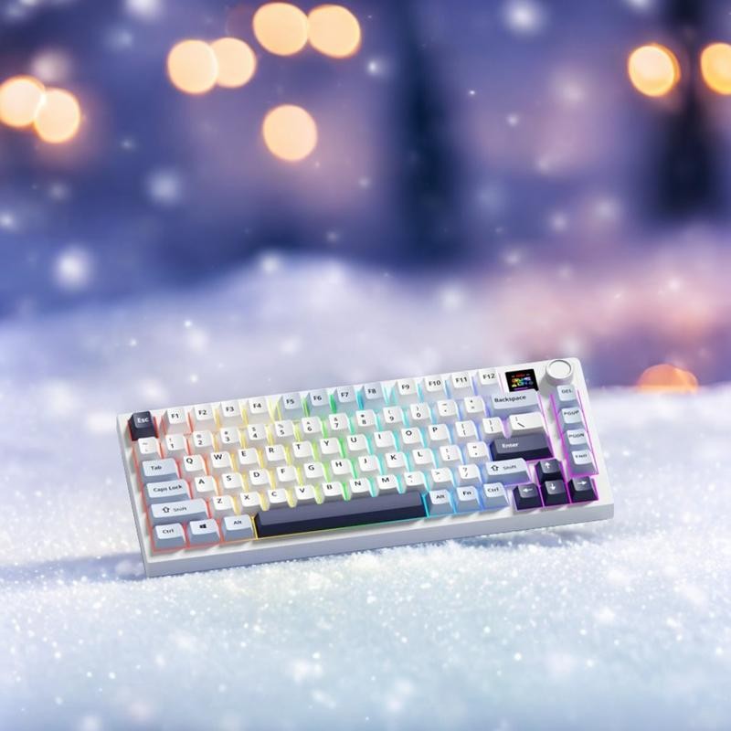 Aula F75 MAX Wireless Mechanical Keyboard with TFT Screen and