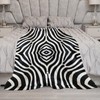 Home Soft Products Zebra Blanket Symmetrical Pattern Animal Hunting Style