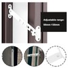 Micro Traders 2pcs Adjustable Window Limiters Adjustable Window Stopper Window