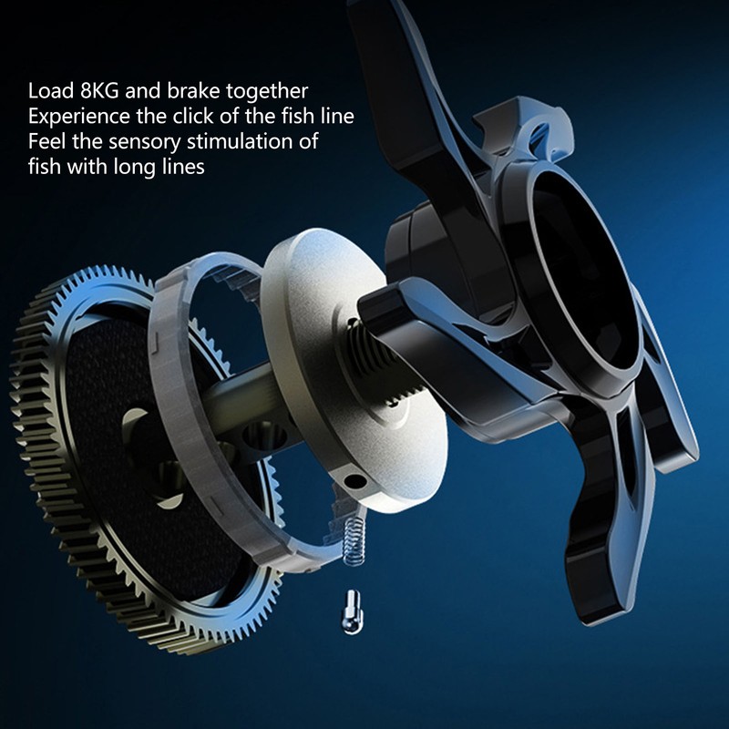 CC80 Water Drop Lure Fishing Reel 7.5:1 Long Range Micro