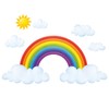 Decowall clouds and rainbow (1702 8030 1713 1713L 1713P1702)
