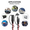 YACSEJAO 14AWG SAE Y Splitter Cable 2FT SAE 1 to