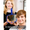 Gladmart Hand Mirror Salon Barber Hairdressing Handheld Mirror with Handle