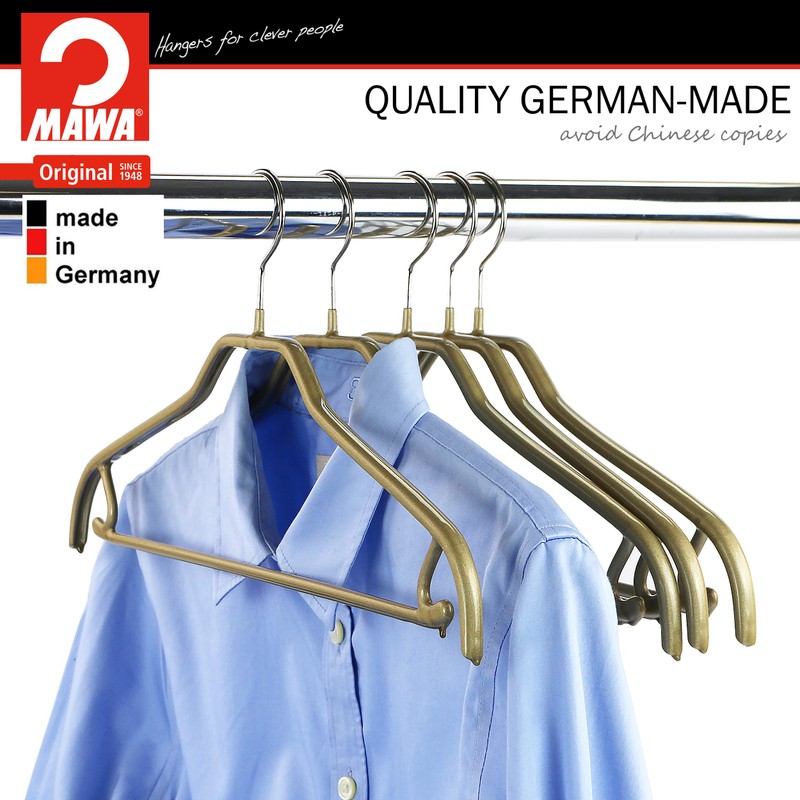 MAWA by Reston Lloyd Silhouette Series Non-Slip Space Saving Clothes