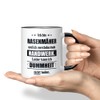 JUNIWORDS Tasse, Ich bin Rasenmäher und ich verstehe mein Handwerk.