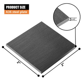 SALUINOKI 20 Pack Welding Coupons 2X2 Mild Steel Welding Practice Dice Kit 11 Gauge 1/8 inch, Stick Welding Starter Kit for Metal Project DIY, Mig Welding Plates for Beginners