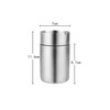 WANGCL Stainless Steel Car Ashtray with Lid, Car Ashtray, Odourproof,