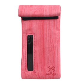 FIREDOG Smell Proof Bag, Carbon Lined Odor Proof Bag, Dog Tested Pouch for Women Stash Travel Storage Pocket (Red)