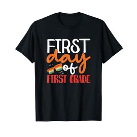 First Day of First Grade Retro Sunglasses Back to School T-Shirt