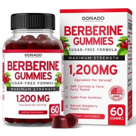 Berberine Gummies with Ceylon Cinnamon (1,200mg) 60 gummies - Healthcare Supplement