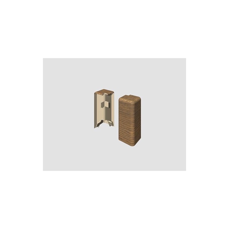 EGGER Outer Corner 6 cm Cubic Oak Mocha Set of